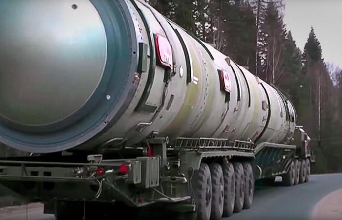Russian RS-28 Sarmat silo-based missile system, photo by the Press Service of the Russian Ministry of Defense
