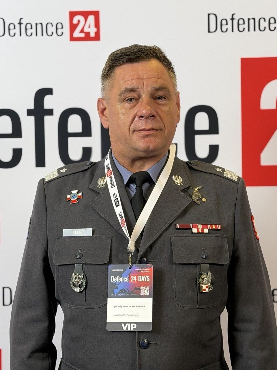 Generał brygady, szef Zarządu Lotnictwa – zastępca inspektora Sił Powietrznych RP Maciej Trelka. Zdjęcie: Switłana Miałyk