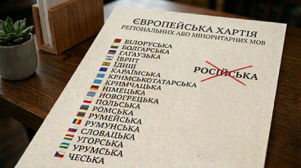 «Мови, які перебувають під захистом Європейської хартії регіональних чи міноритарних мов в Україні. Згенеровані ШІ»