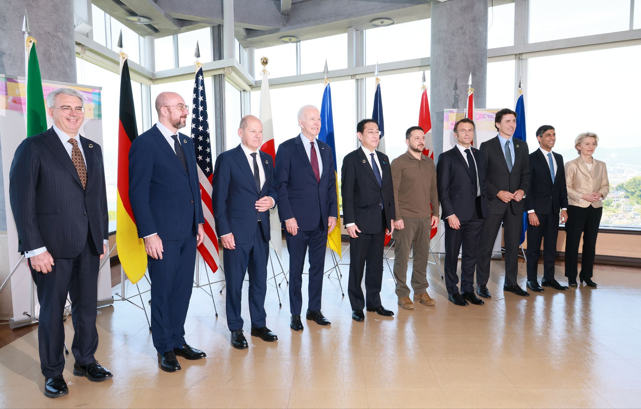 G7 Summit in Hiroshima, Session No. 8 “Ukraine.” May 21, 2023. Photo: Ministry of Foreign Affairs of Japan.