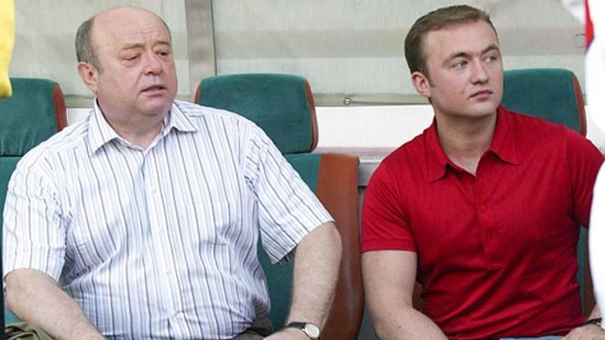 Pictured: Mikhail and Pavel Fradkov