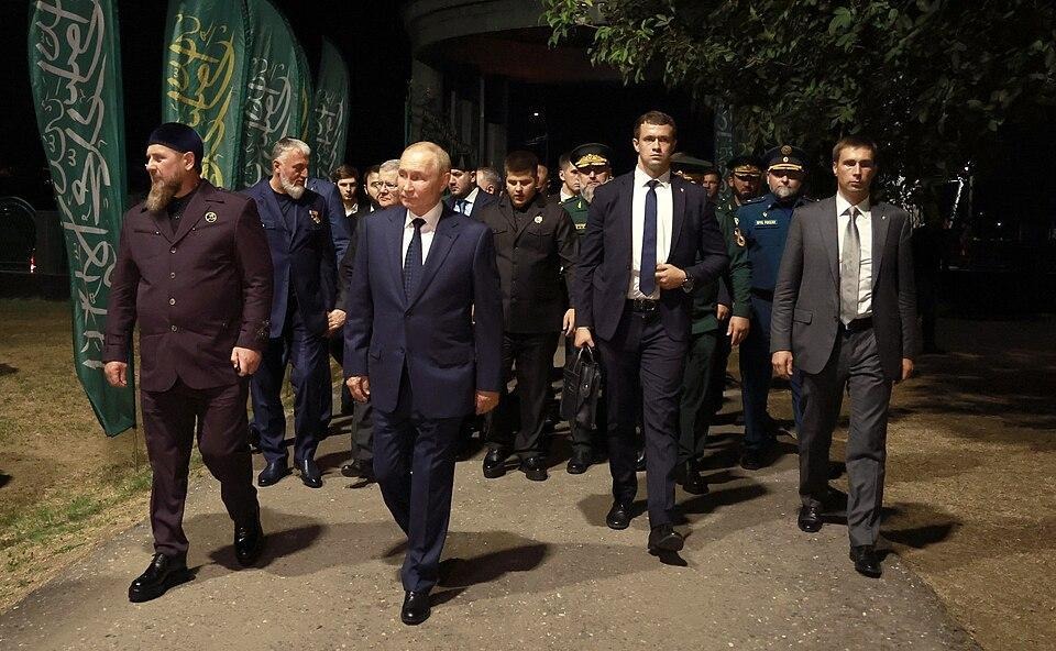 Vladimir Putin and the leader of the Chechen Republic, Ramzan Kadyrov. Photo: Press Service of the President of the Russian Federation / Kremlin.ru, CC BY 4.0