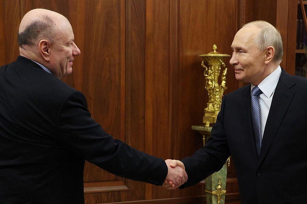 Vladimir Putin and Vladimir Potanin, July 2026. Photo: Kremlin press service