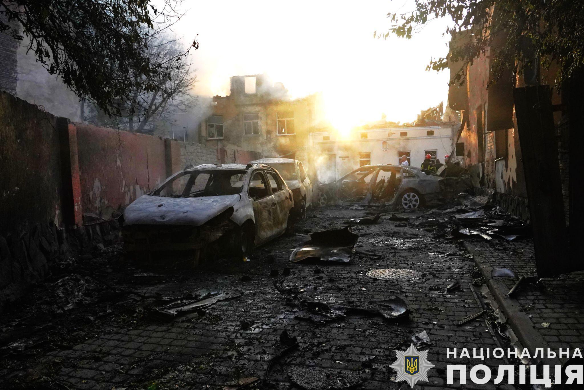 Lviv after an overnight Russian missile and Shahed attack on 4 September 2024. Seven people were killed. Photo: National Police of Ukraine (lv.npu.gov.ua), CC BY 4.0.
